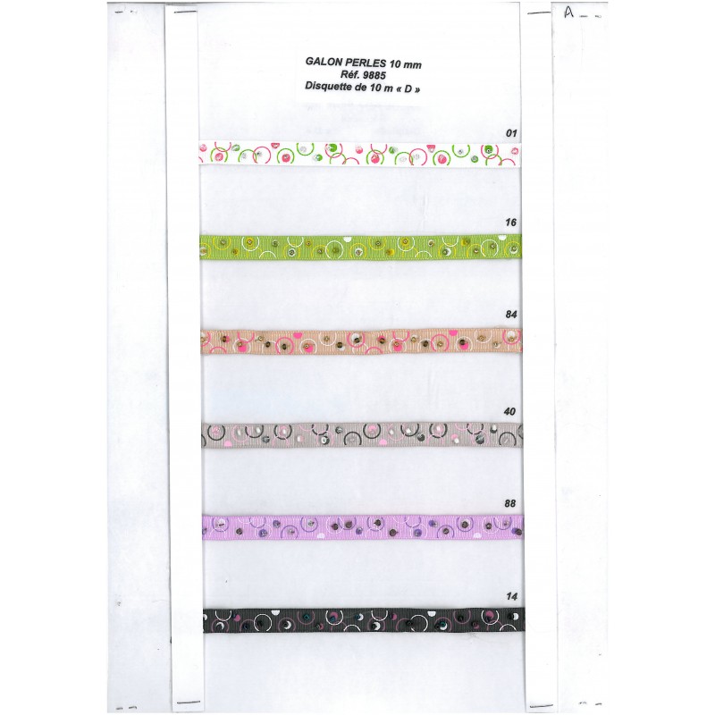 Stephanoise S9885 - GALON PERLES 10MM