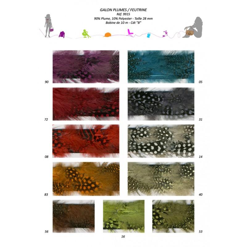 Stephanoise S9915 - GALON PLUME/FEUTRINE