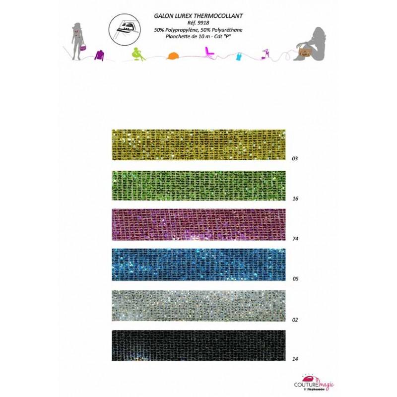 Stephanoise S9918 - GALON METAL THERMOCOLLANT