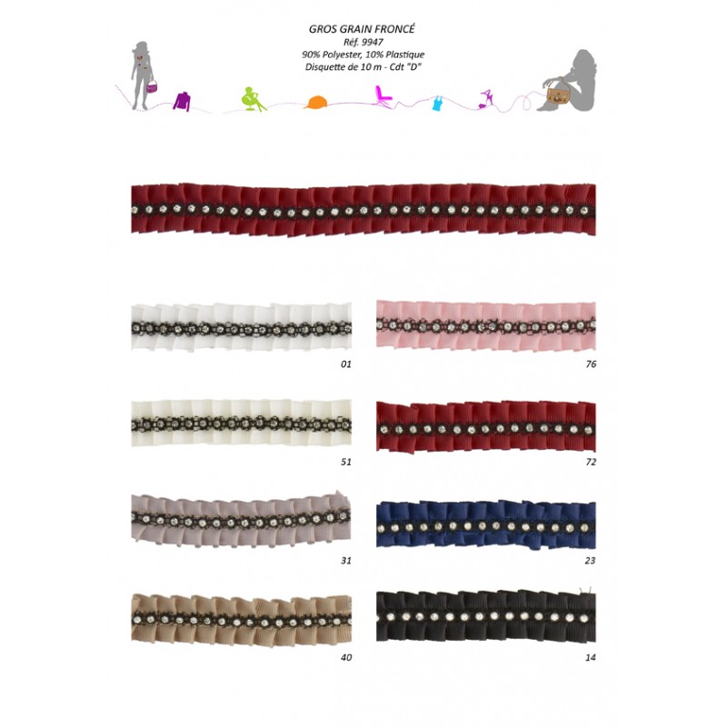 Stephanoise S9947 - STRASS/GROS GRAIN FRONCE