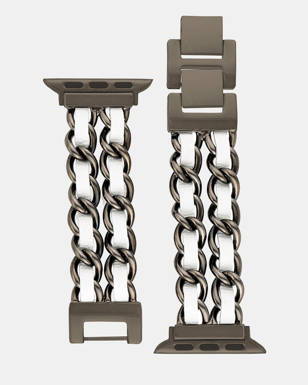 Steven New York Apple Watch® Linked Band 38-40mm Blanc Multi