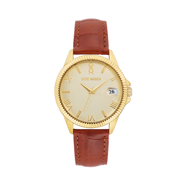 steven new york Classic Montre Classique En Relief Multicolore