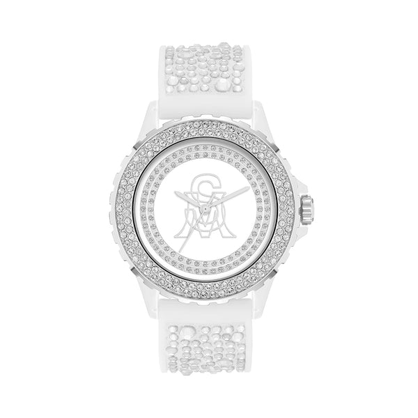 steven new york Crystal Montre En Cristal Transparente