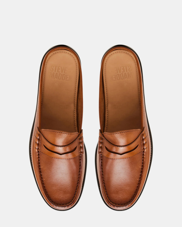 Steven New York Abbottt Cuir Brun
