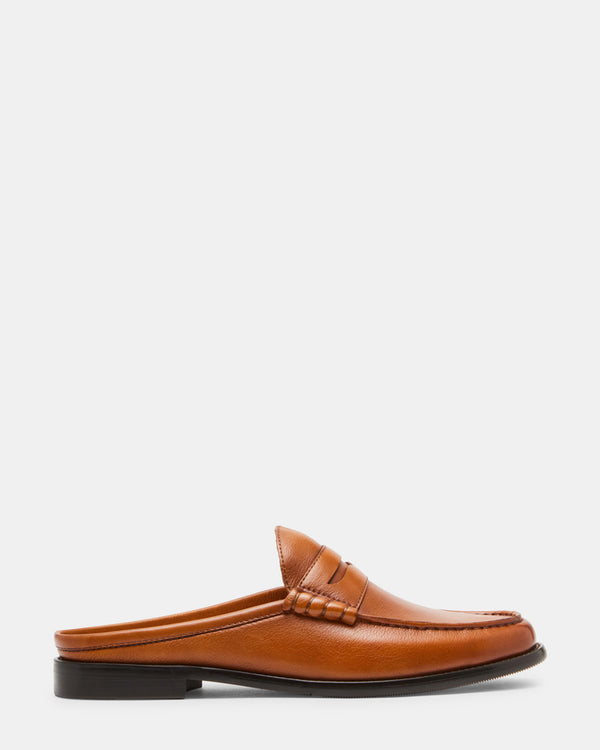 steven new york Abbottt Cuir Brun