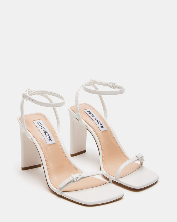 Steven New York Ailene Cuir Blanc