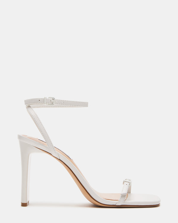 steven new york Ailene Cuir Blanc
