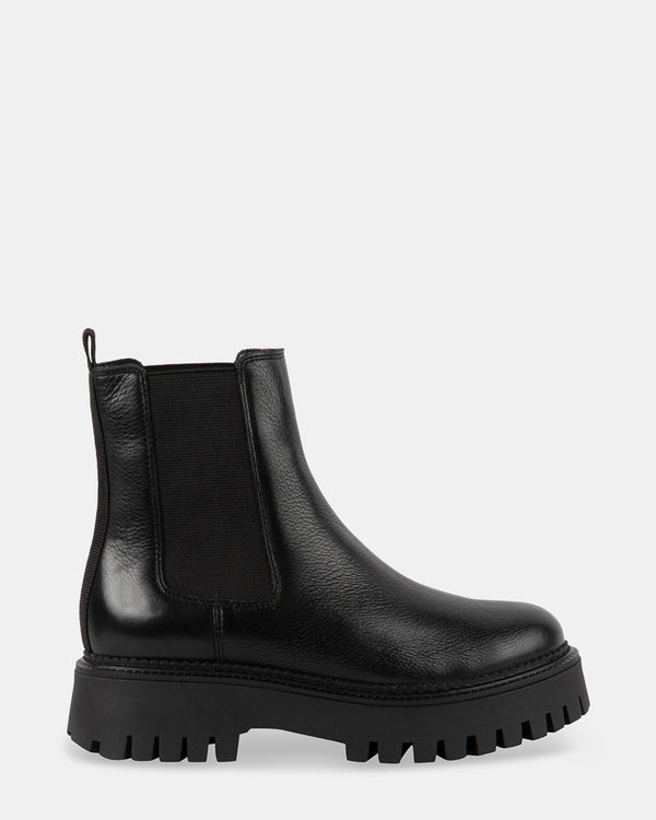 steven new york Amie Cuir Noir