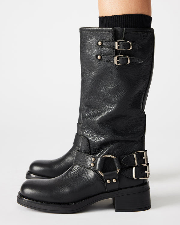 Steven New York Astor Cuir Noir