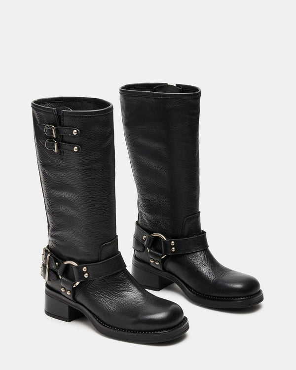 Steven New York Astor Cuir Noir