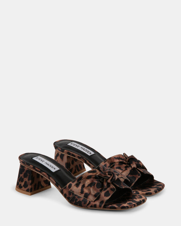 Steven New York Babe Satin Léopard