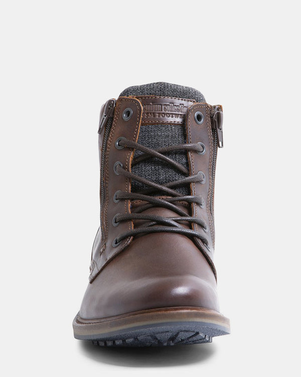 Steven New York Baldwin Brun Clair Cuir