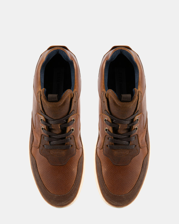 Steven New York Banks Cuir Cognac Banques