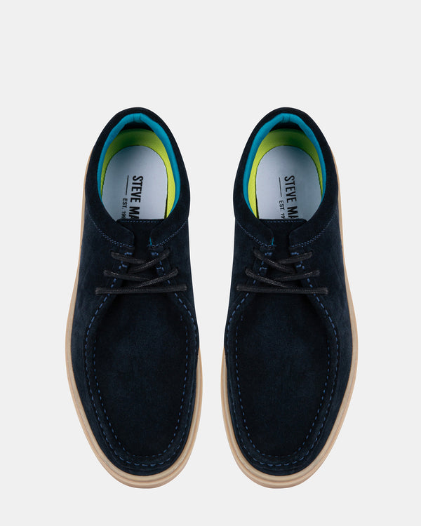 Steven New York Barriss Bleu Marine Suede