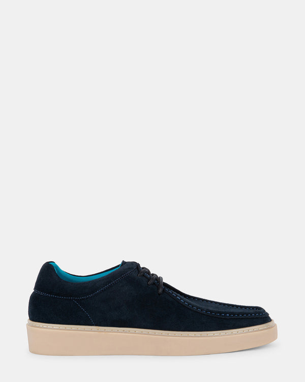 steven new york Barriss Bleu Marine Suede