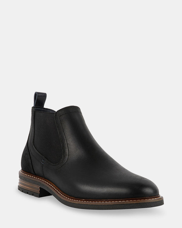 Steven New York Beckett Cuir Noir