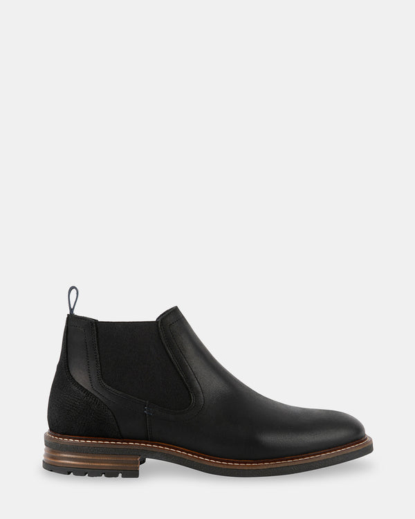 steven new york Beckett Cuir Noir
