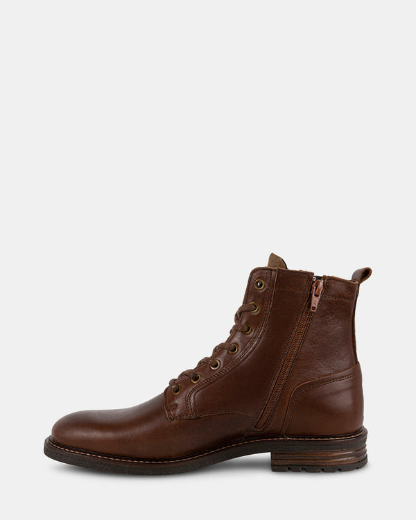 Steven New York Bedard Brun Clair Cuir