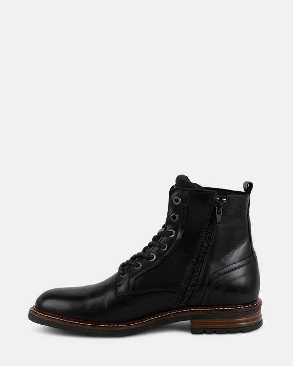 Steven New York Bedard Cuir Noir