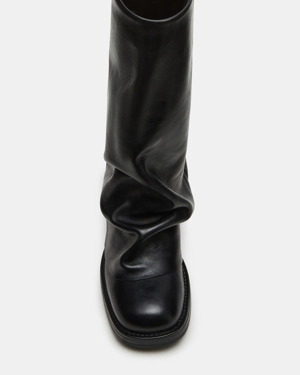 Steven New York Benton Black Leather