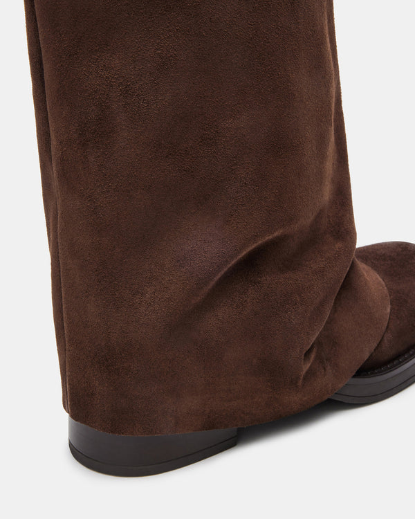 Steven New York Benton Brown Suede