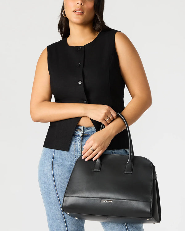 Steven New York Bheidee Cuir Noir