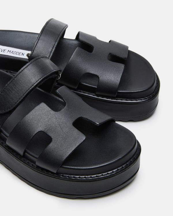 Steven New York Bigmayven Cuir Noir
