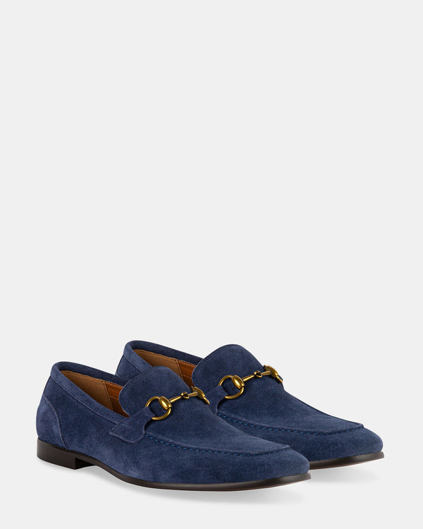 Steven New York Braave Bleu Marine Suede