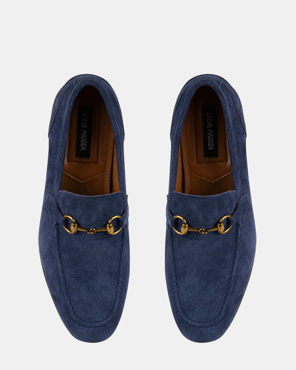 Steven New York Braave Bleu Marine Suede
