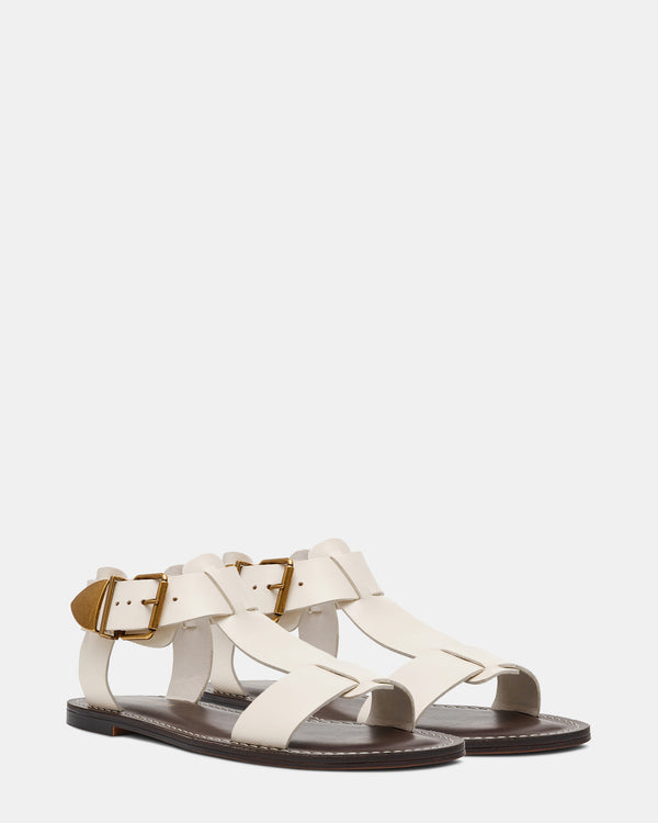 Steven New York Brazinn Blanc Cuir