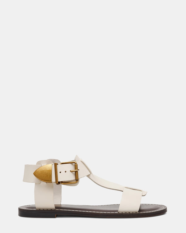 steven new york Brazinn Blanc Cuir