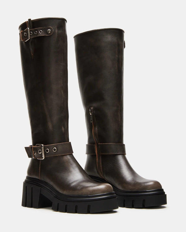 Steven New York Brigade Cuir Marron