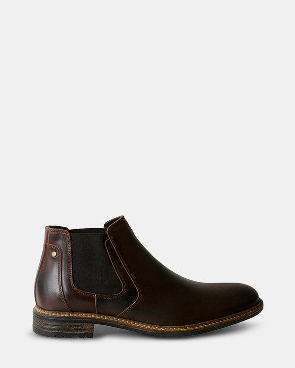steven new york Brithe Cuir Marron