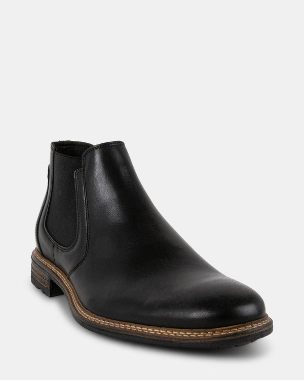Steven New York Brithe Cuir Noir