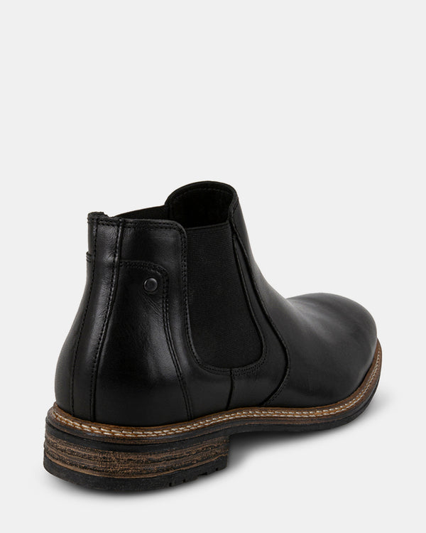 Steven New York Brithe Cuir Noir