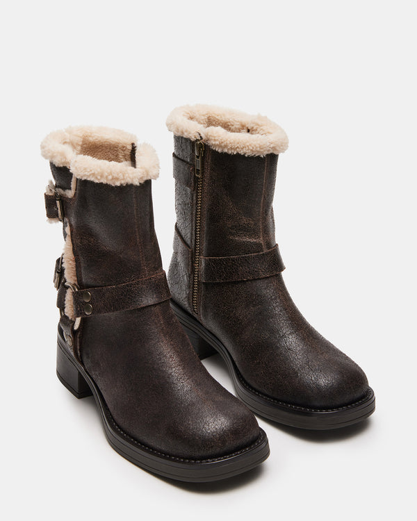 Steven New York Brixton-f Brun Tissu