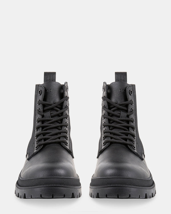 Steven New York Bronn Cuir Noir