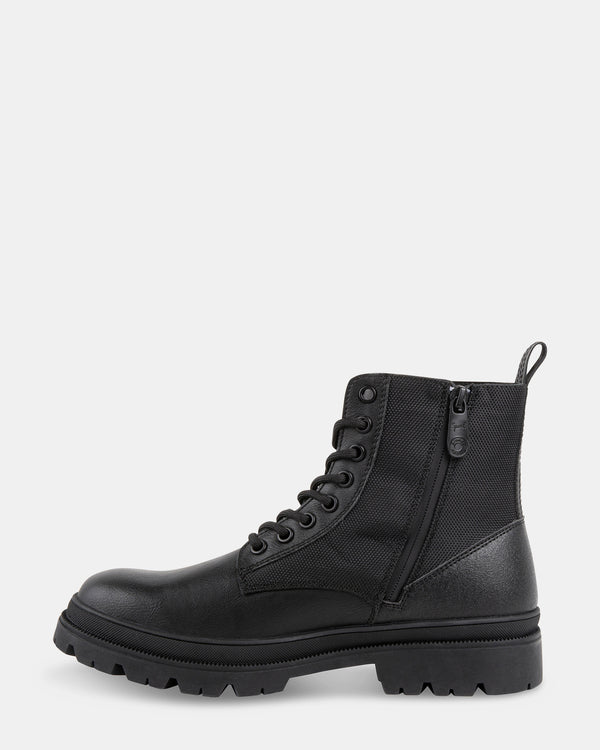 Steven New York Bronn Cuir Noir