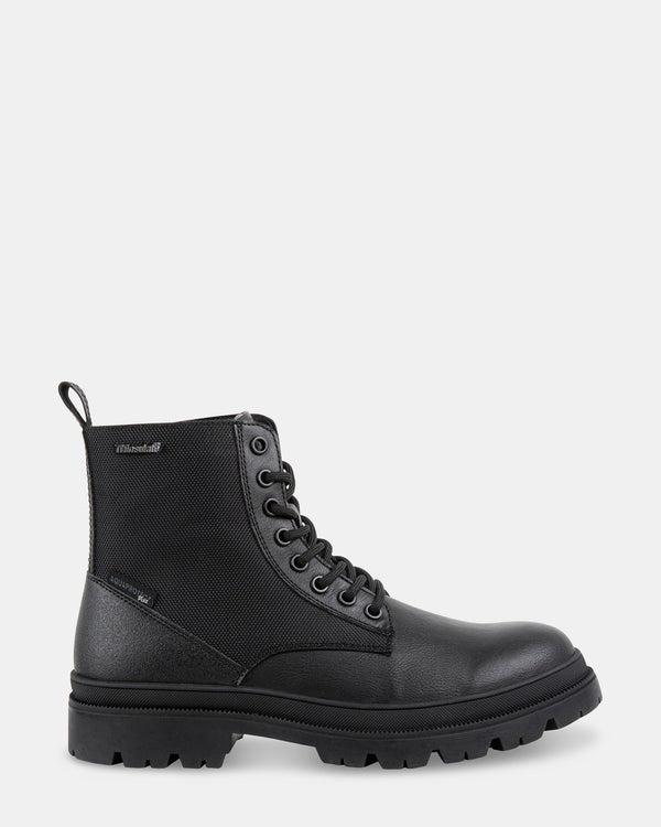 steven new york Bronn Cuir Noir