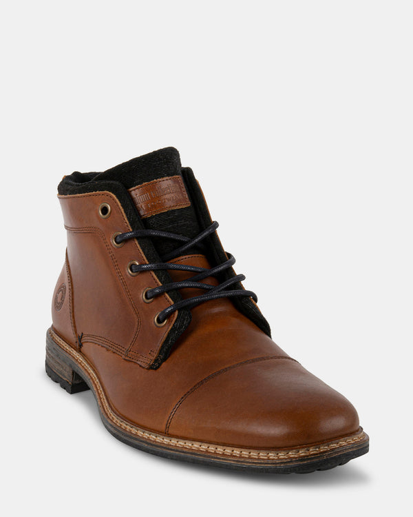 Steven New York Bronte Brun Clair Cuir