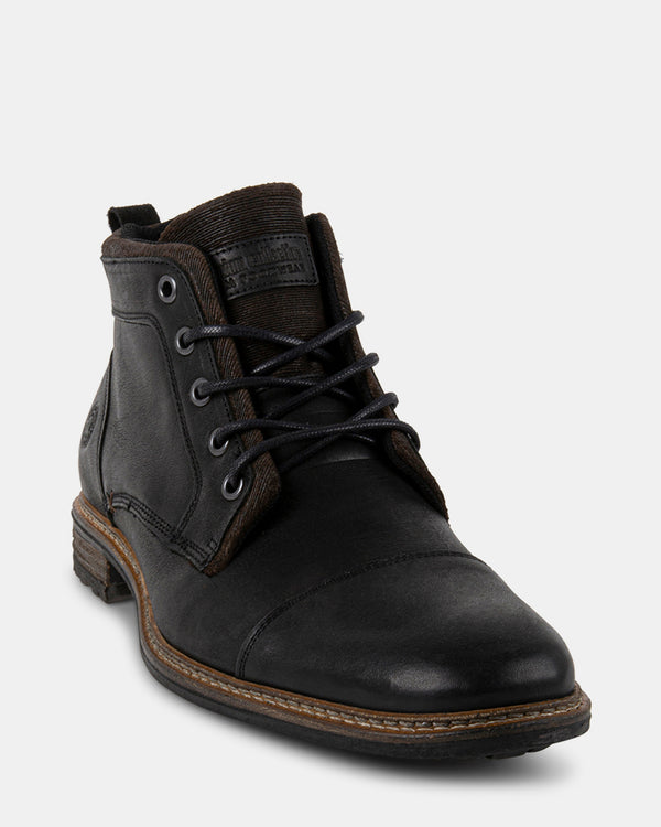 Steven New York Bronte Cuir Noir