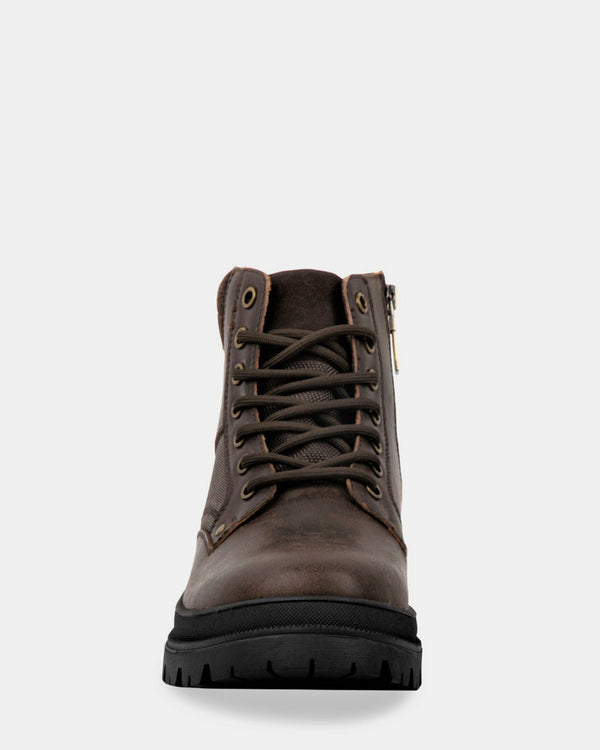 Steven New York Brooks Cuir Marron