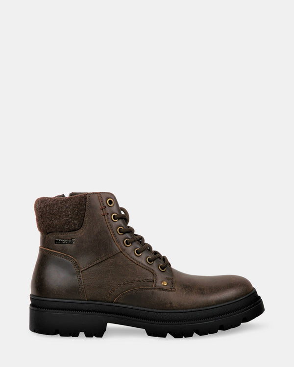 steven new york Brooks Cuir Marron