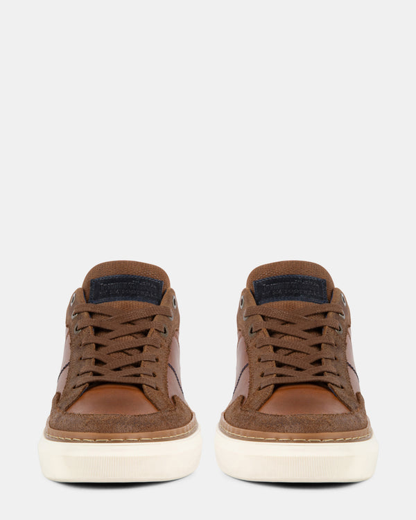 Steven New York Bryggs Cuir Cognac