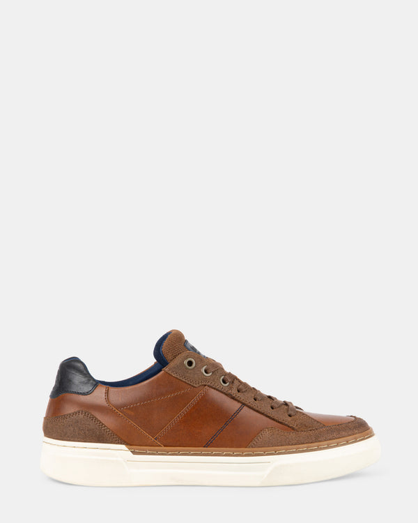 steven new york Bryggs Cuir Cognac