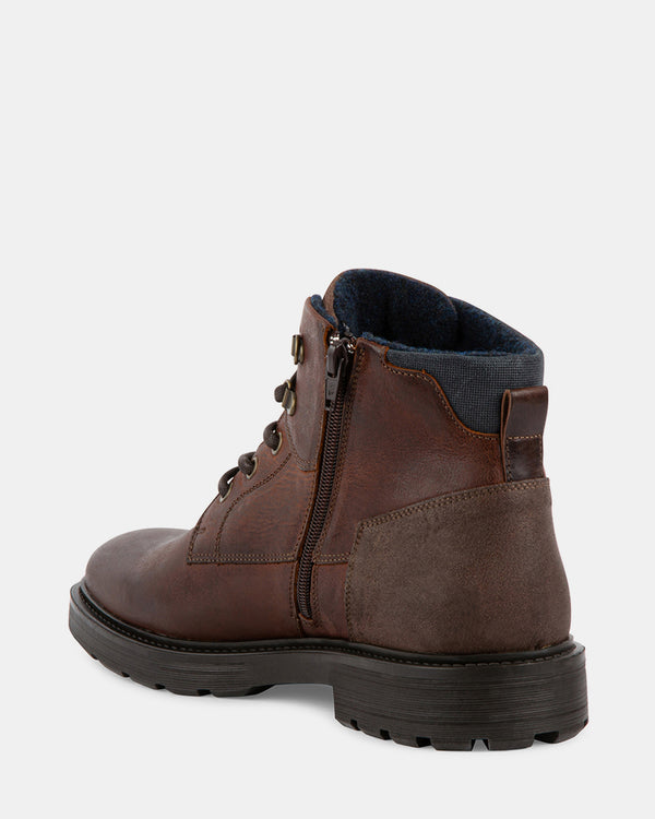 Steven New York Brynn Brun Cuir