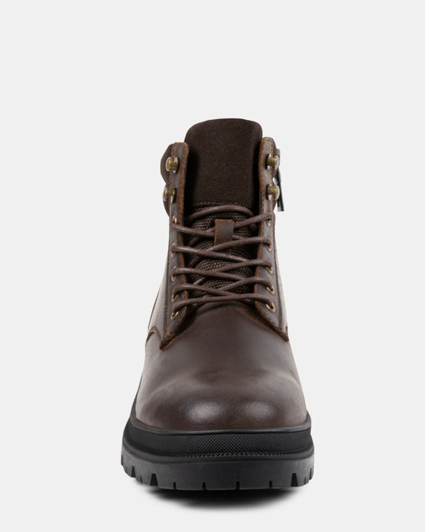 Steven New York Byron Cuir Marron