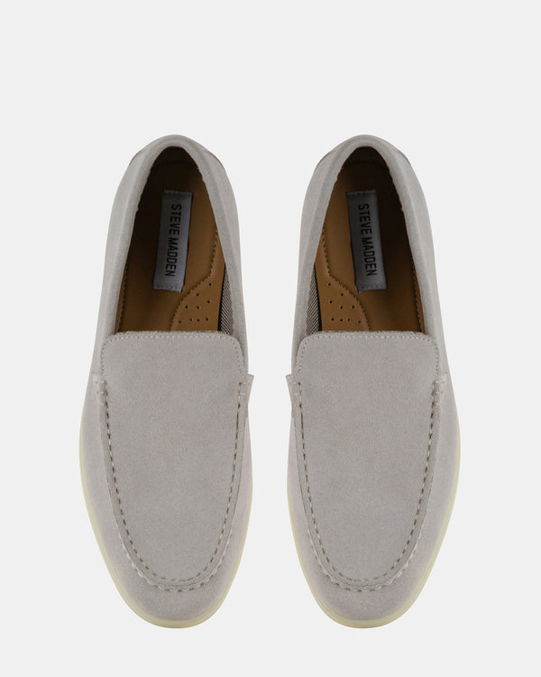 Steven New York Caliberr Daim Gris Clair