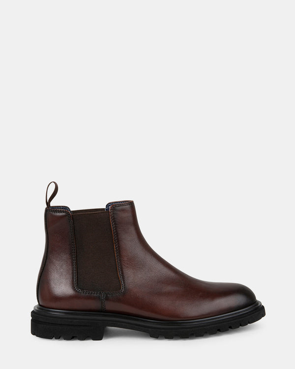 steven new york Carver Brun Cuir