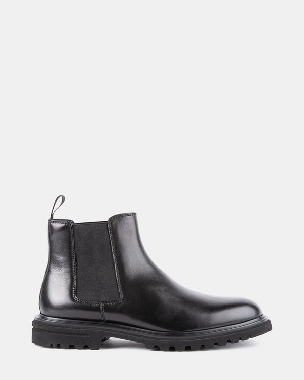 steven new york Carver Cuir Noir